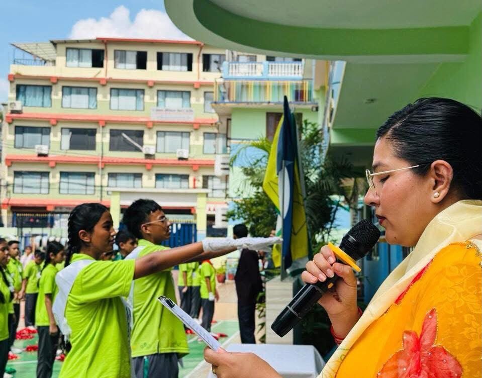 Investiture Ceremony 2083 at Gyan Sanskar International School Kathmandu